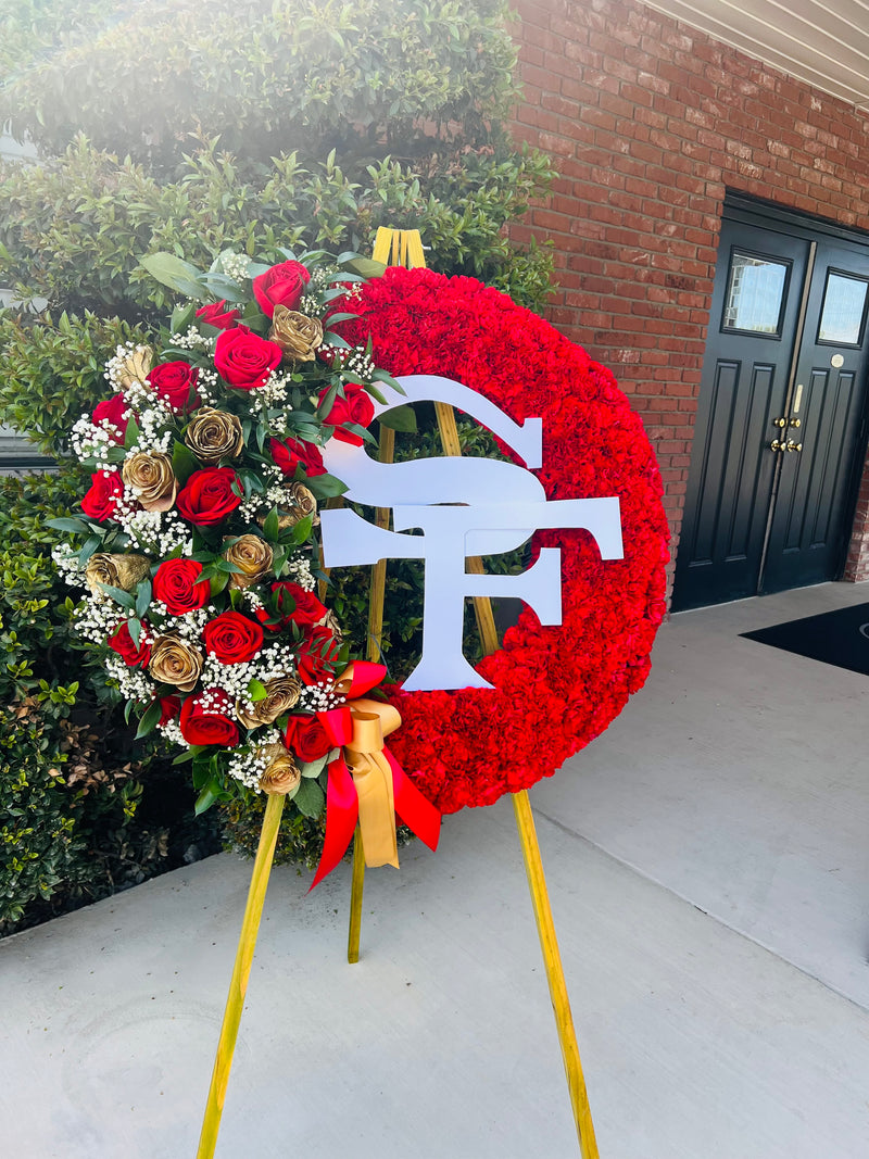 San Francisco 49 ers Wreath