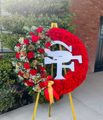 San Francisco 49 ers Wreath